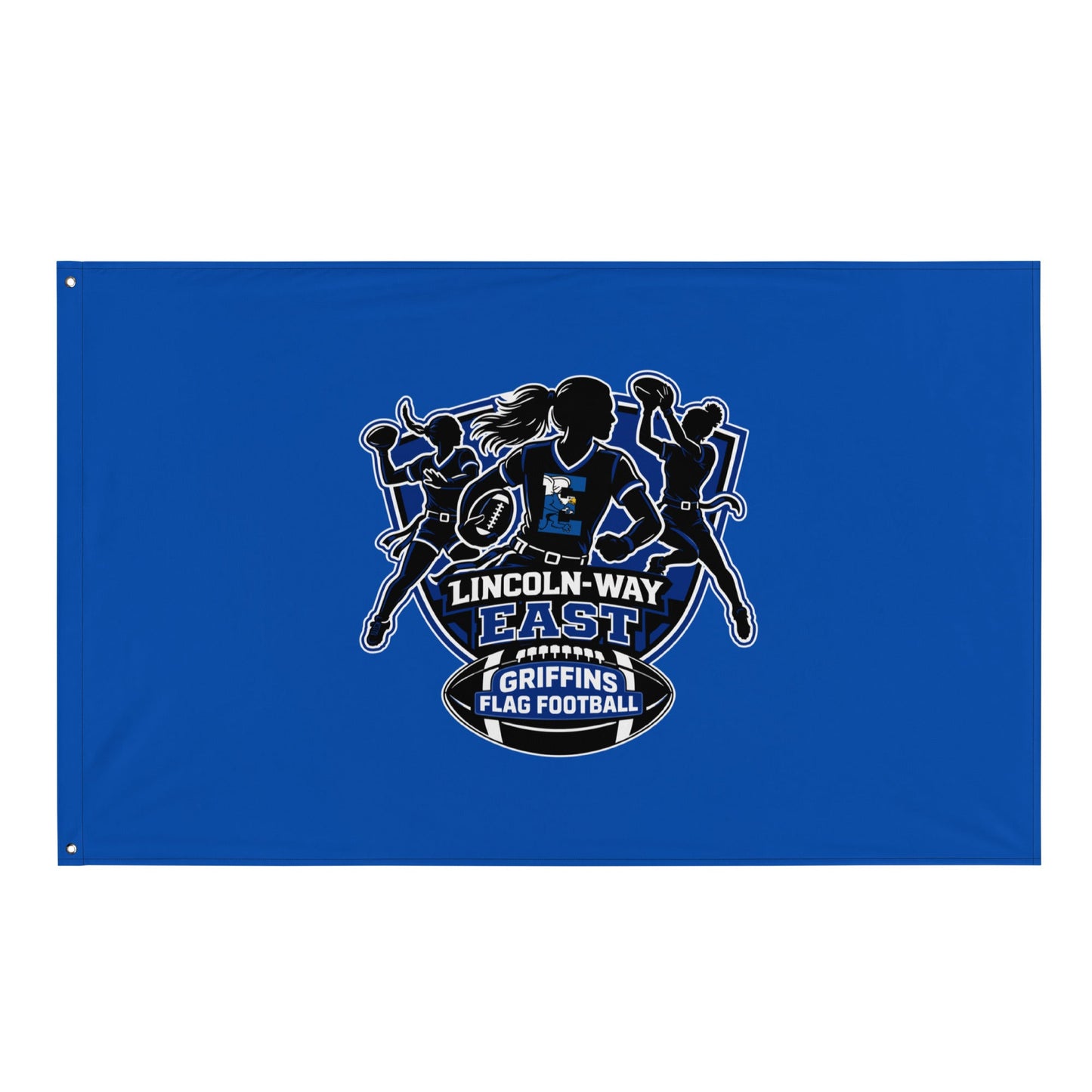 Flag | LWE Flag Football | Athletics Logo