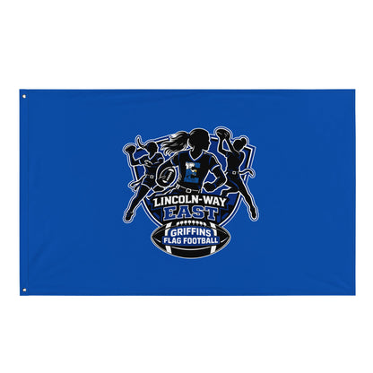 Flag | LWE Flag Football | Athletics Logo