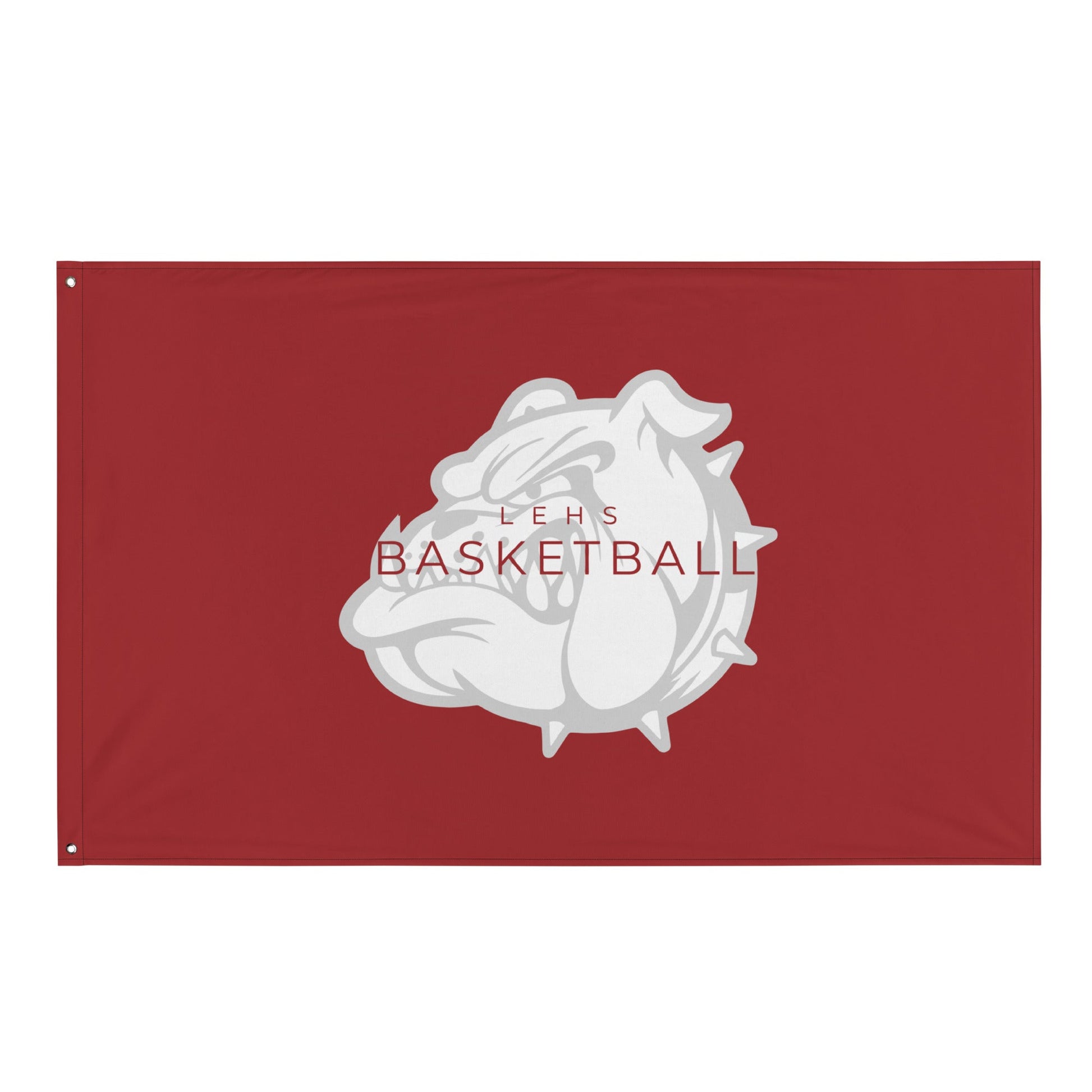 Flag | Lynn English Cheerleading | Bulldogs Basketball Logo