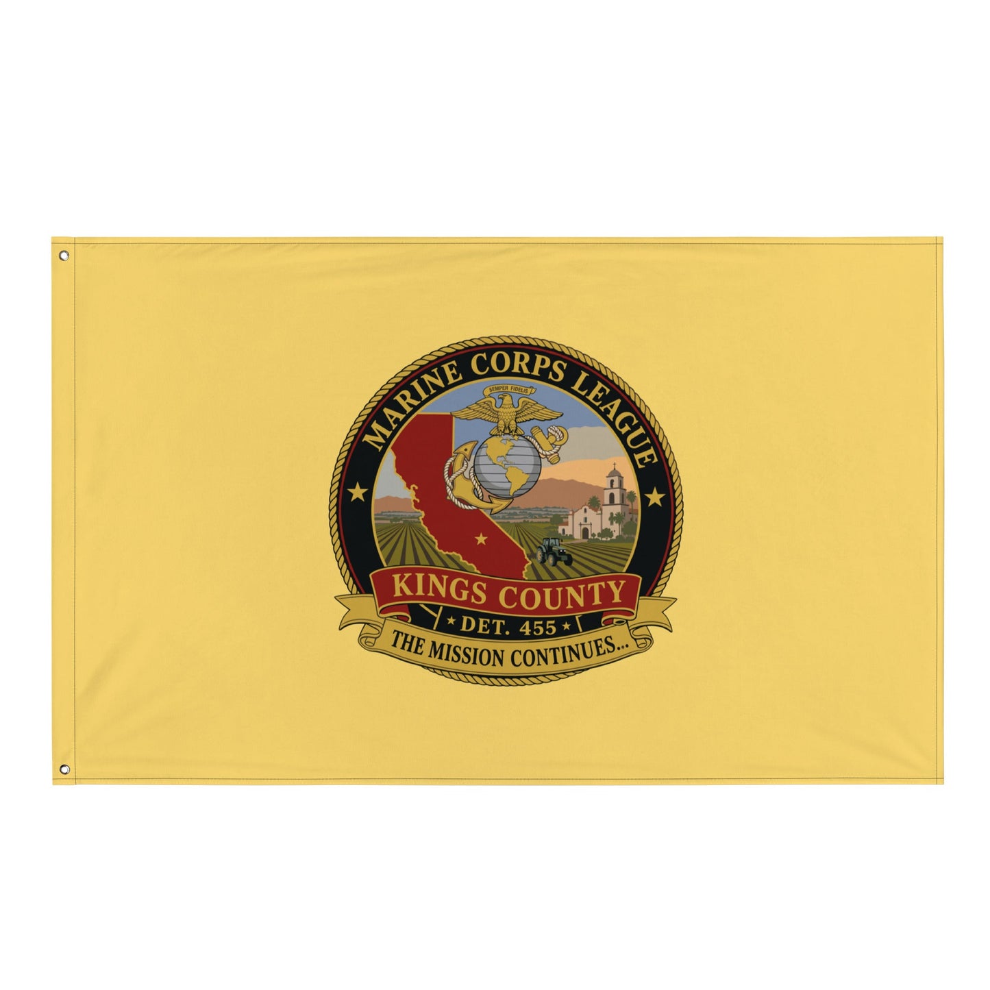Flag | Marine Corps League kings County Det 455 | Shield Logo
