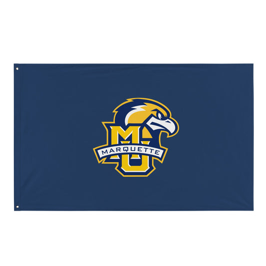 Flag | Marquette University Women's Hockey | Eagle Crest Logo