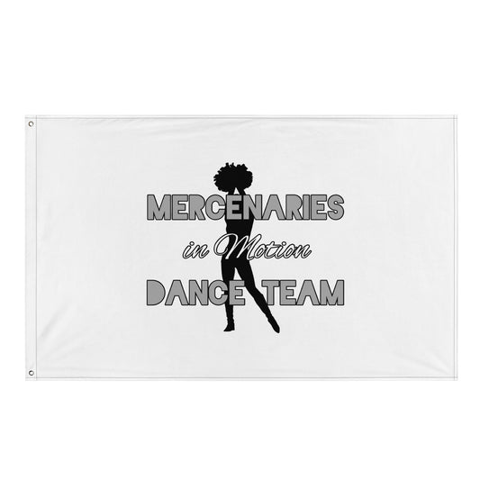 Flag | Mercenaries in Motion Dance Team | Silhouette Logo