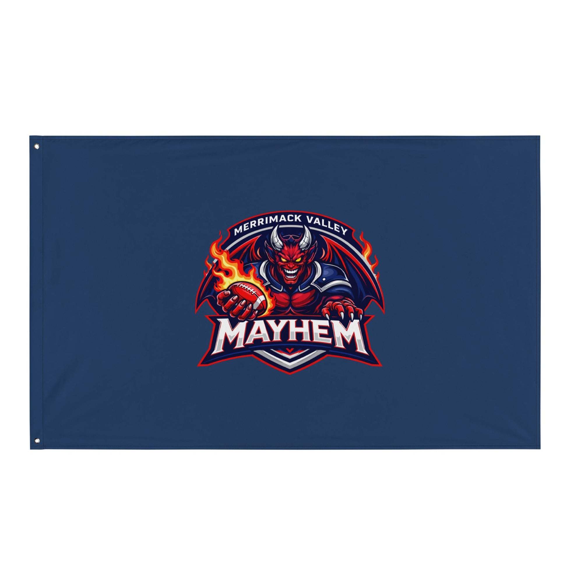 Flag | Merrimack Valley Mayhem | Overlord Crest Logo