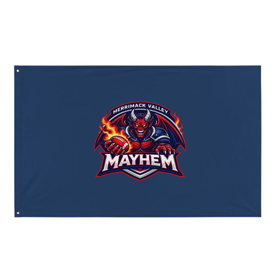 Flag | Merrimack Valley Mayhem | Overlord Crest Logo