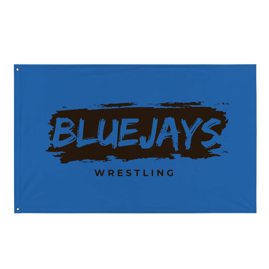 Flag | Middlesex Bluejays Wrestling | Script Logo