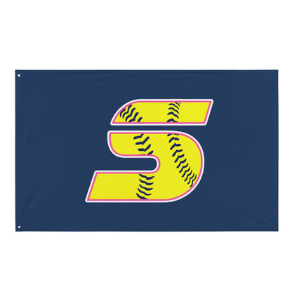 Flag | Midwest Swing Softball | Classic Logo