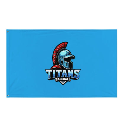 Flag | Mighty Titans Baseball | Crest Logo