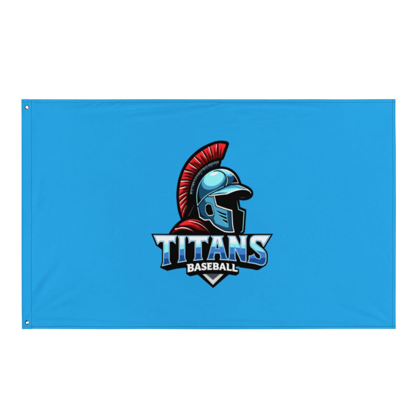 Flag | Mighty Titans Baseball | Crest Logo