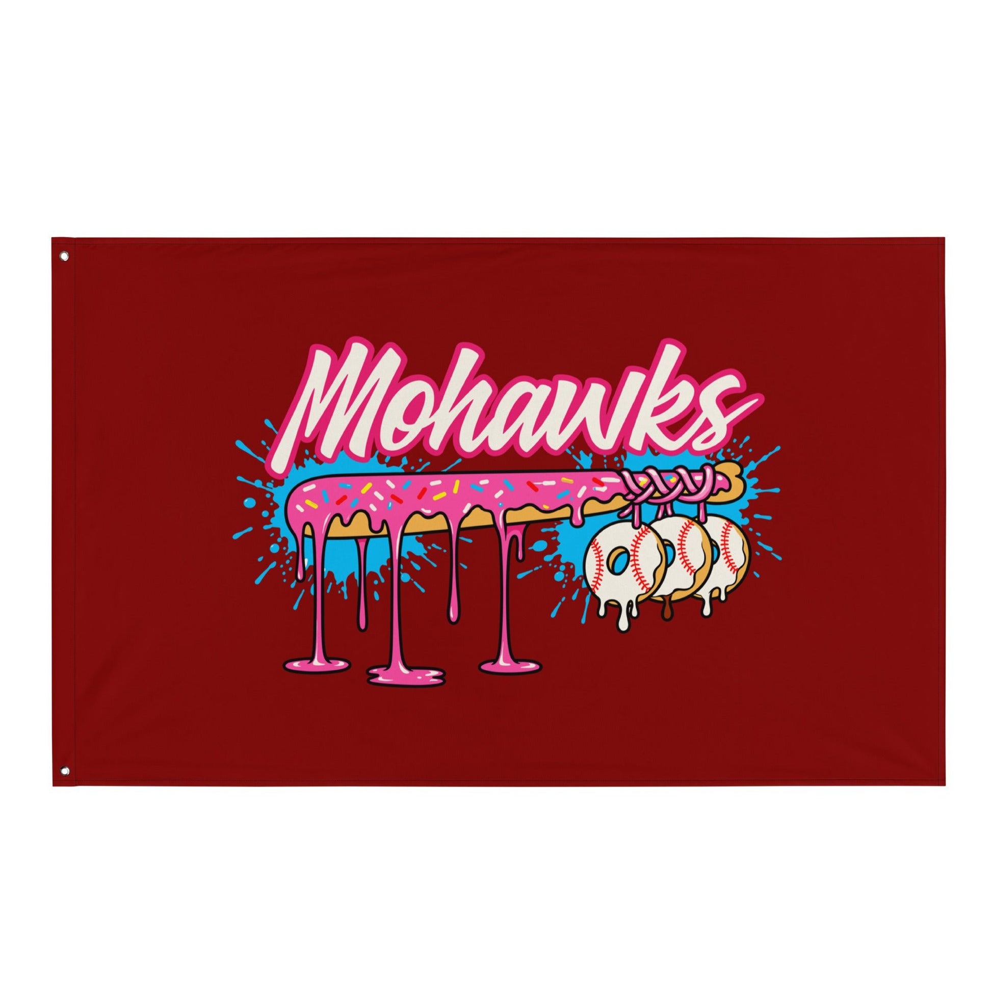 Flag | Mohawks | Pink Batters Logo