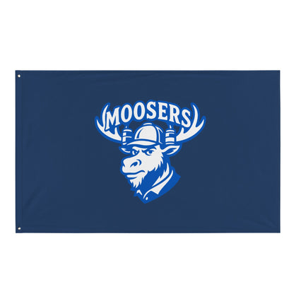 Flag | Moosers | Mascot Logo