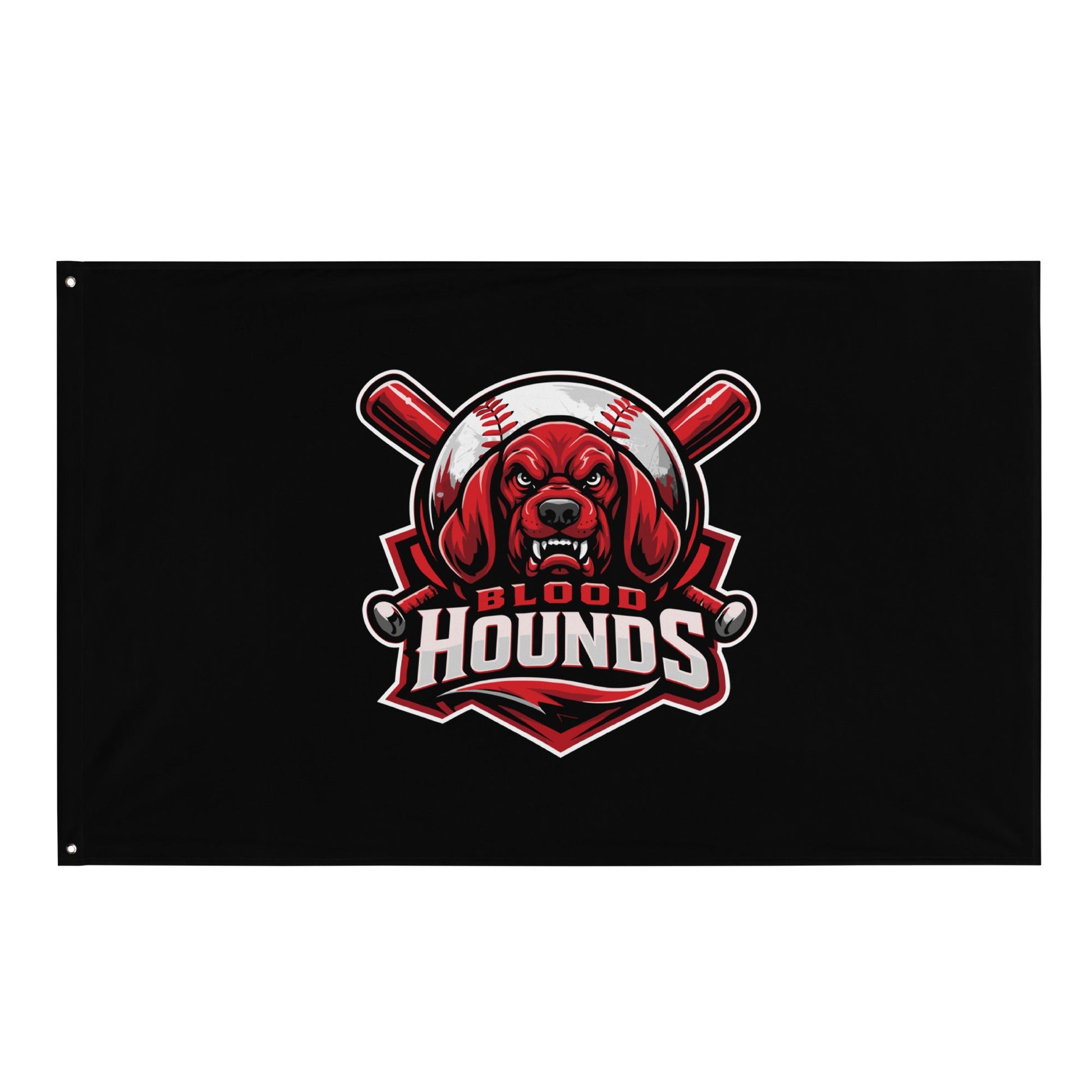 Flag | Mountain House Bloodhounds | Blood Hounds Logo
