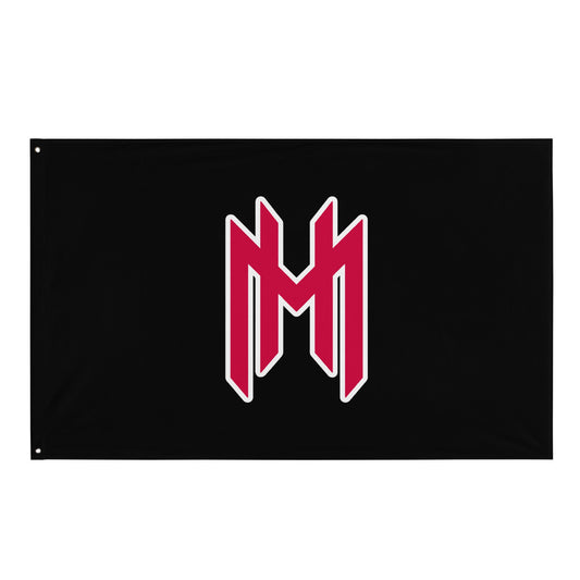 Flag | Mountain House Bloodhounds | MH Monogram Logo