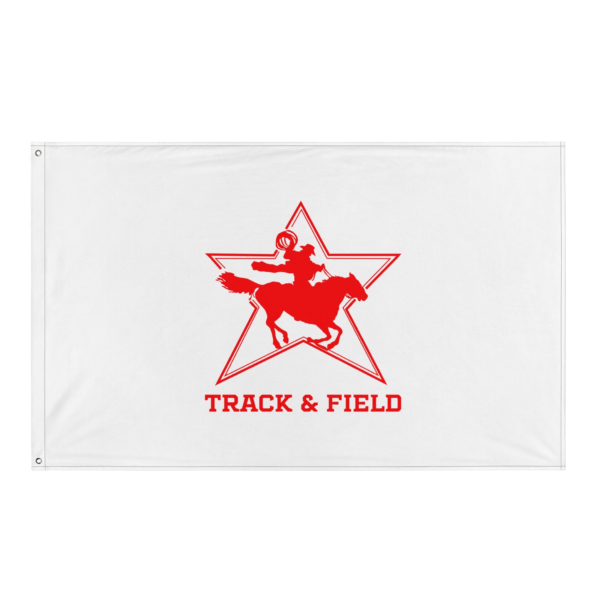 Flag | North Lake Track and Field | Cowboy T&F Logo
