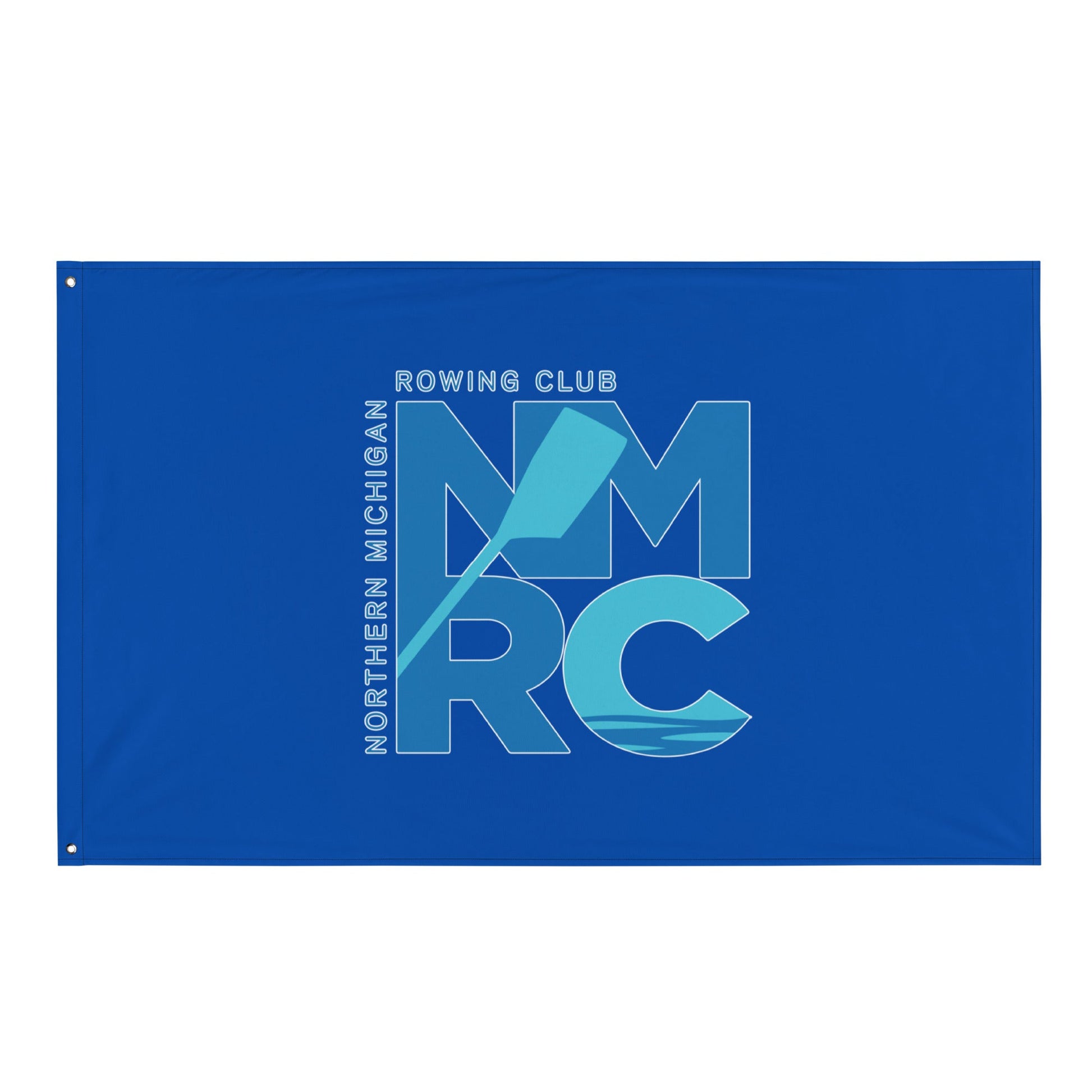 Flag | Northern Michigan Rowing | Modern Script Logo