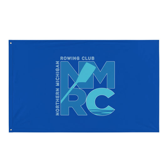 Flag | Northern Michigan Rowing | Modern Script Logo