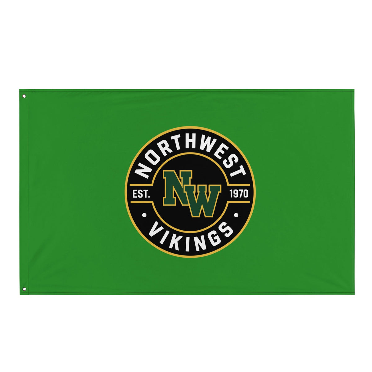 Flag | Northwest High School | Badge Logo