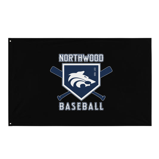 Flag | Northwood High School Baseball | Emblem Logo