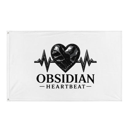 Flag | Obsidian Heartbeat | Pulse Athletics Logo