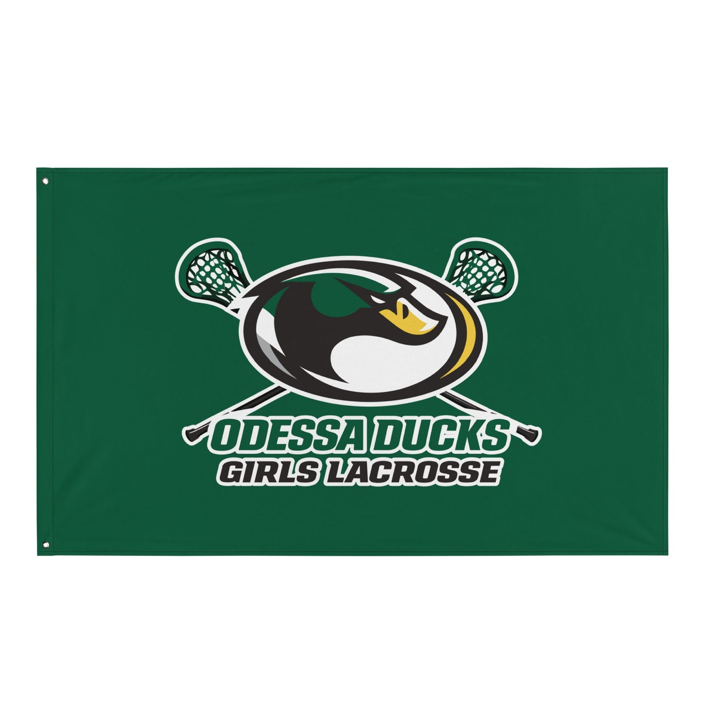 Flag | Odessa Girls Lacrosse | Duck Sticks Logo