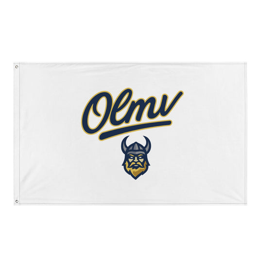 Flag | OLMV Vikings | Script Logo