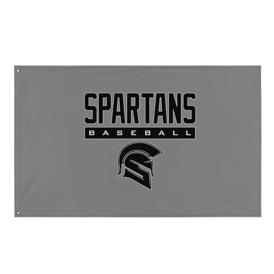 Flag | Owings Mills Spartans Baseball | Crest Logo