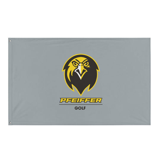 Flag | Pfeiffer University Golf | Falcon Logo