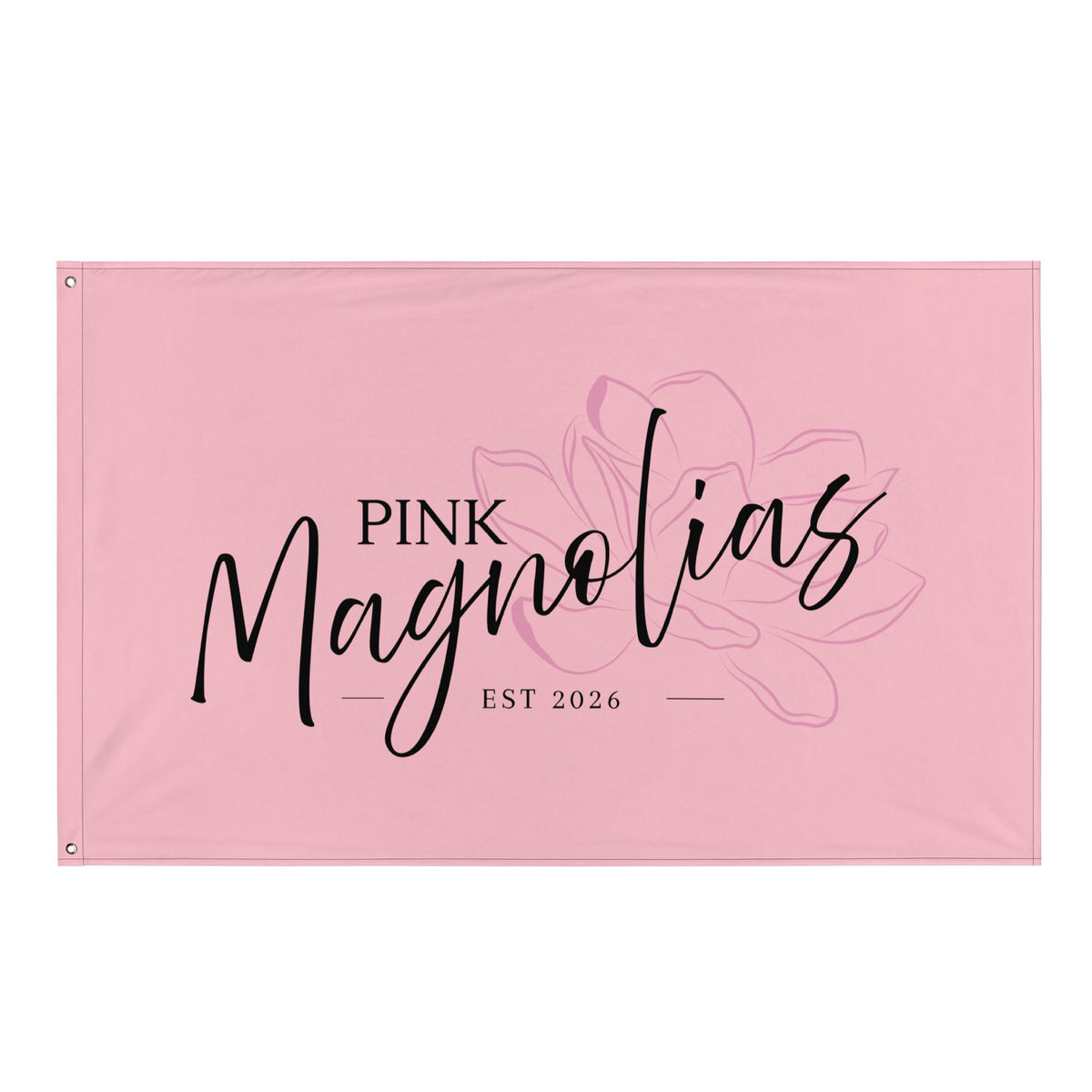 Flag | Pink Magnolias Dance | Lettermark Logo