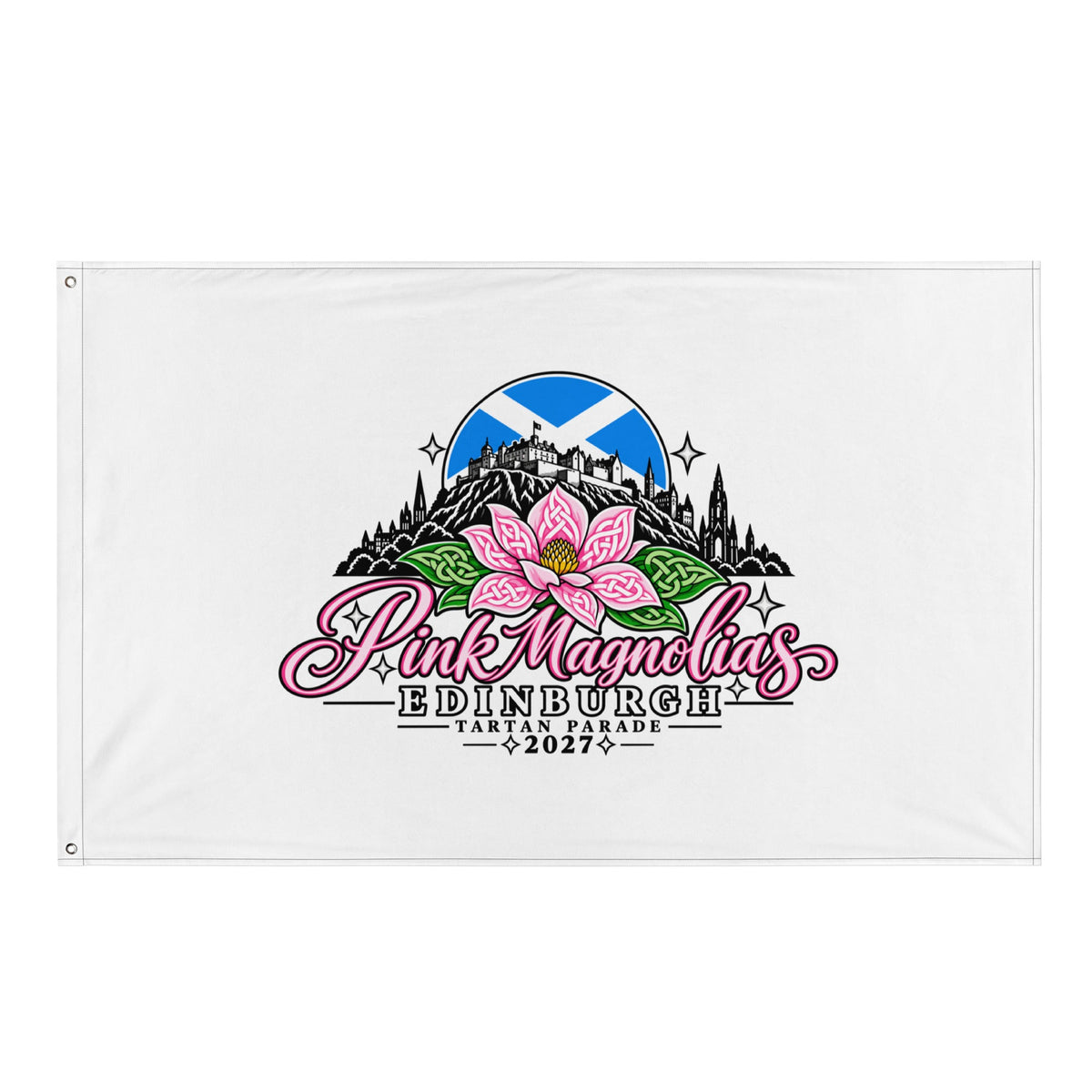 Flag | Pink Magnolias Dance | Vanguard Logo