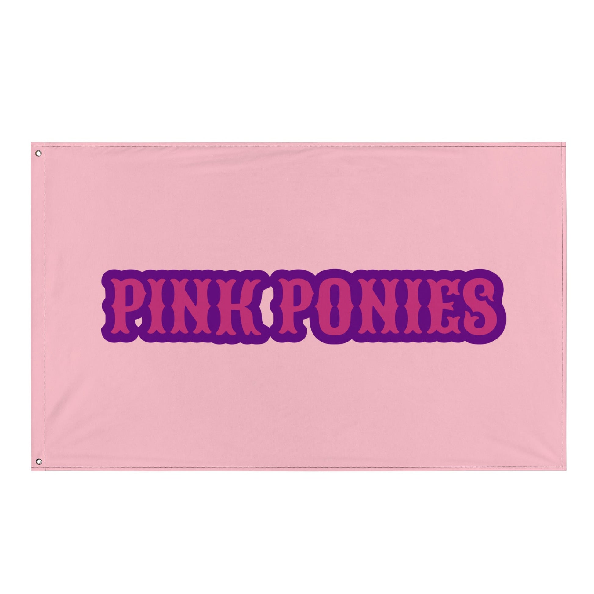 Flag | Pink Pony Athletic Club | Script Logo