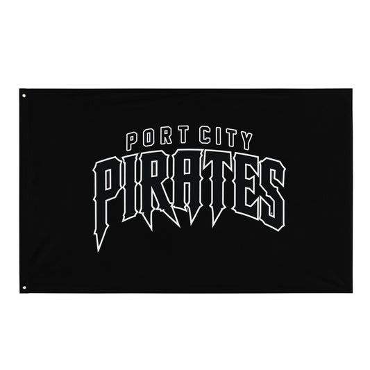 Flag | Port City Pirates | Script Logo