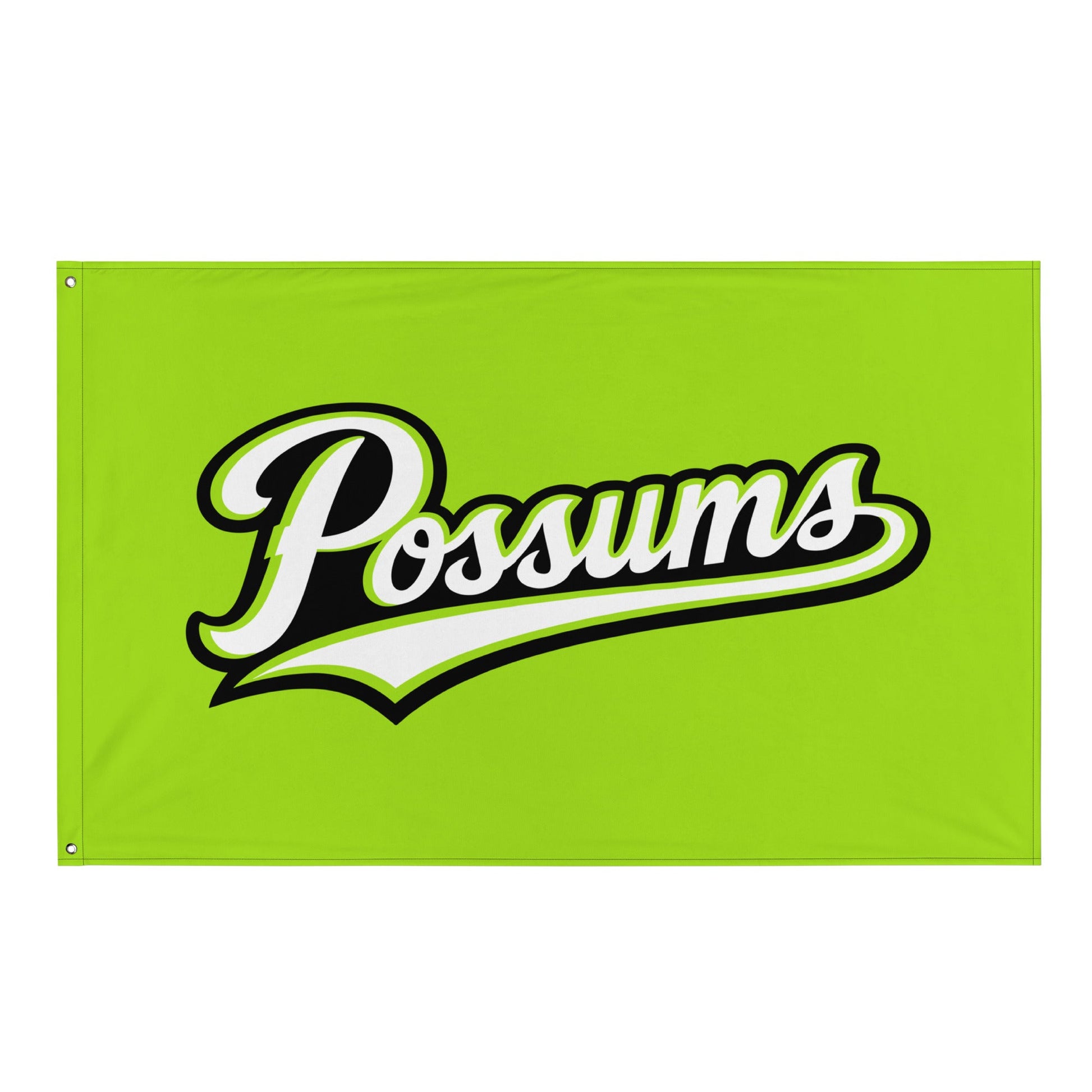 Flag | Possums | Script Logo