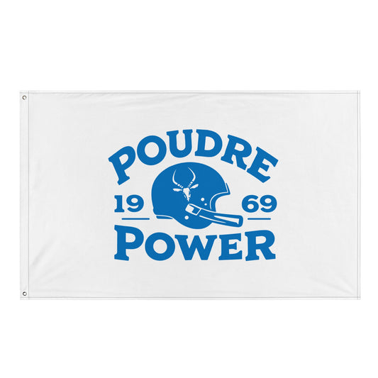 Flag | Poudre Football | Crest Logo