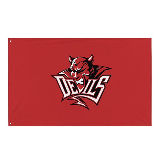 Flag | Red Springs Track and Field | Mascot Logo