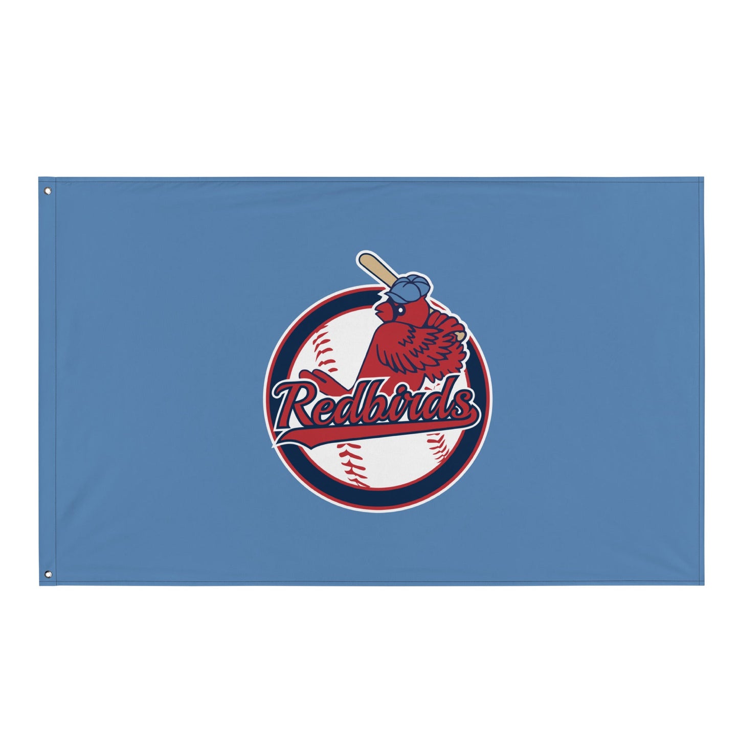 Flag | Redbirds | Vintage Badge Logo