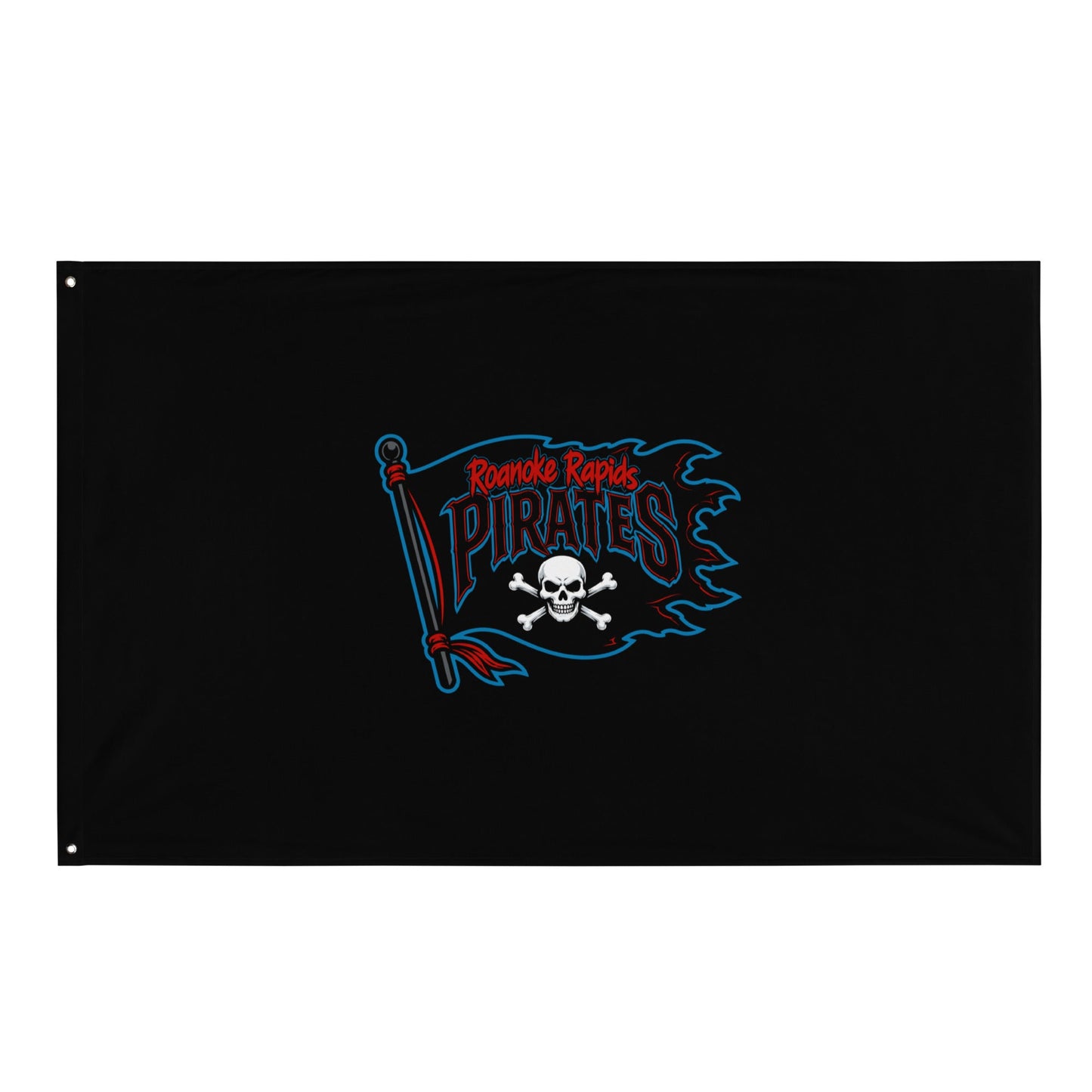 Flag | Roanoke Rapids Pirates | Blackwave Flag Logo