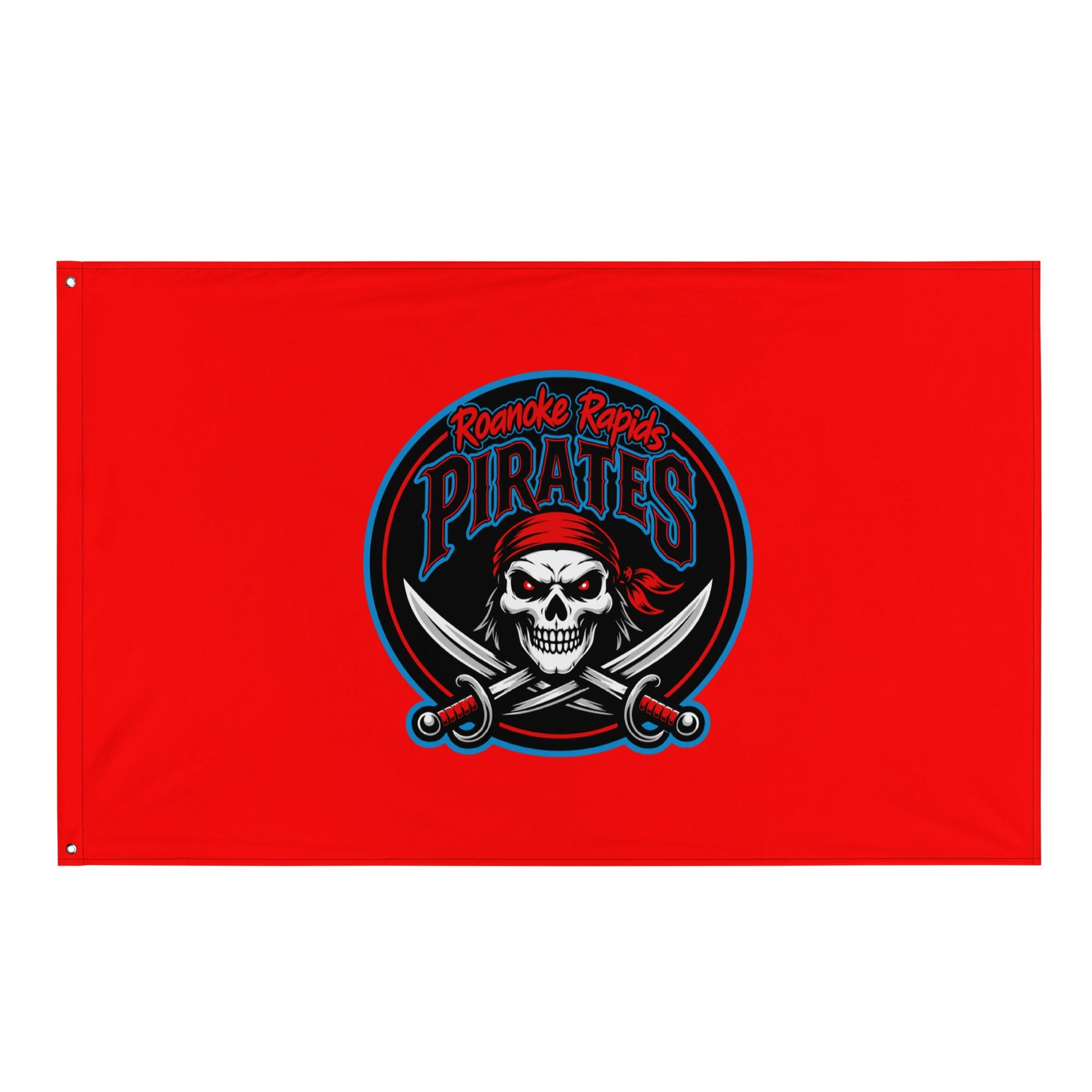 Flag | Roanoke Rapids Pirates | Shield Logo