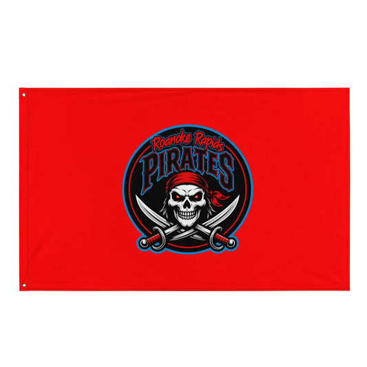Flag | Roanoke Rapids Pirates | Shield Logo