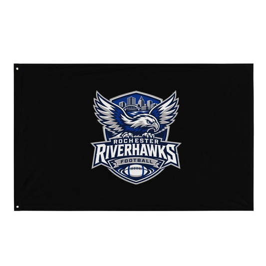 Flag | Rochester Riverhawks | Shield Logo