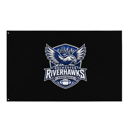 Flag | Rochester Riverhawks | Shield Logo