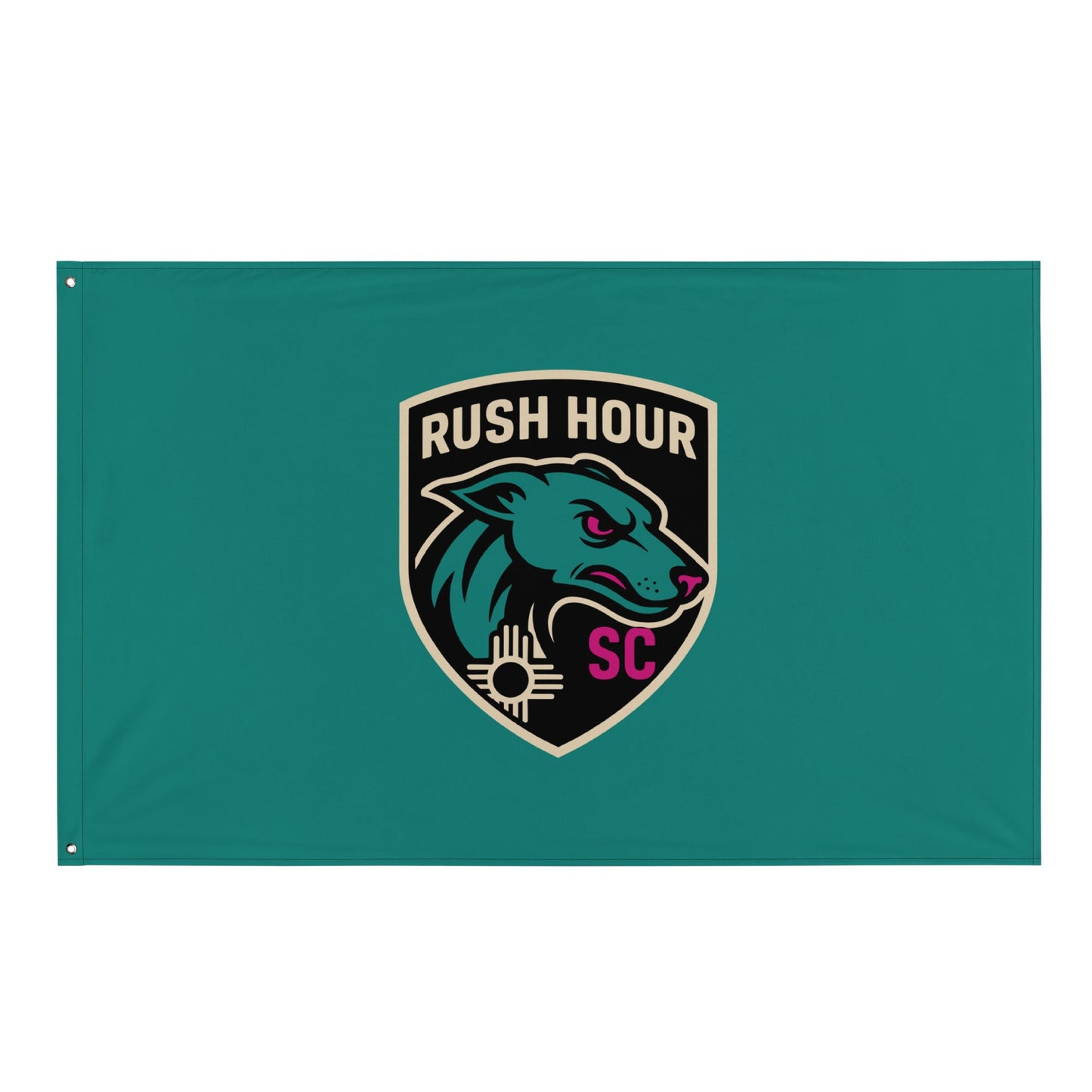 Flag | Rush Hour | Badge Logo