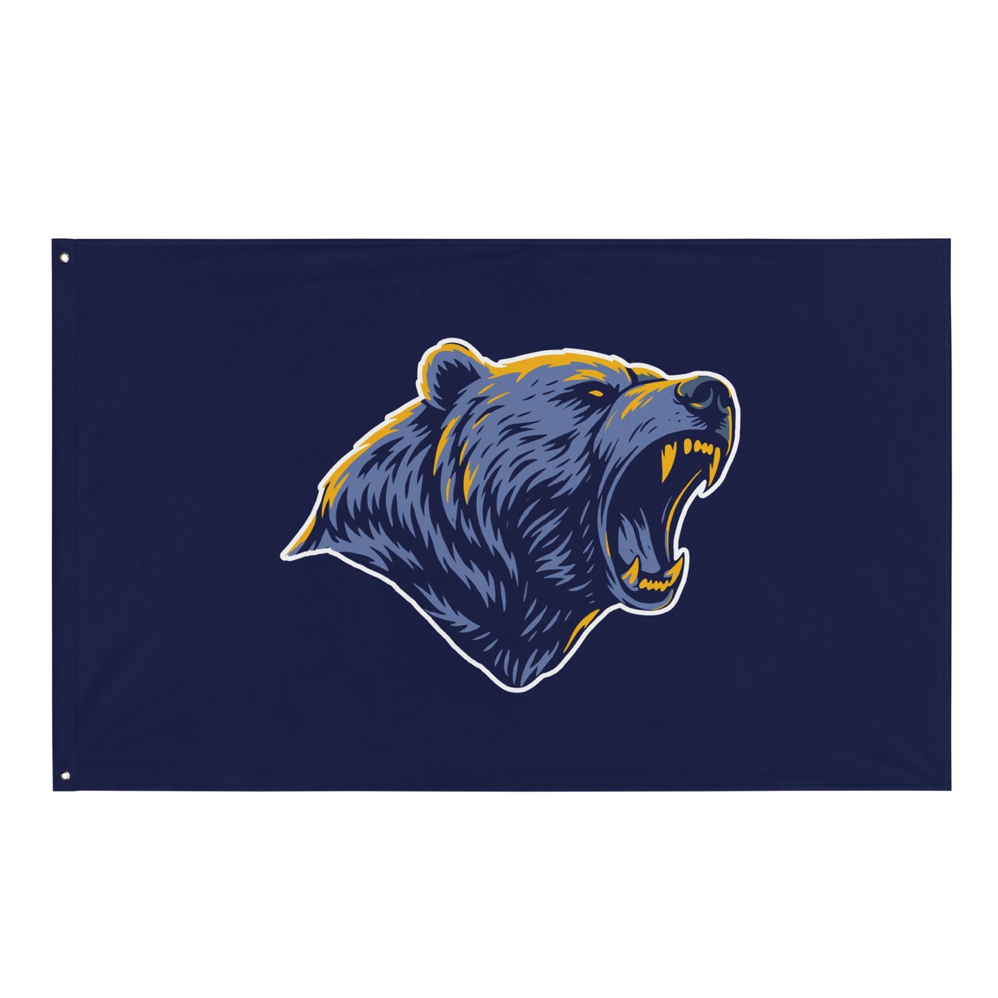 Flag | Rutherford County Grizzlies Football | Mascot Logo