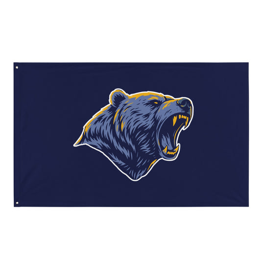 Flag | Rutherford County Grizzlies Football | Mascot Logo