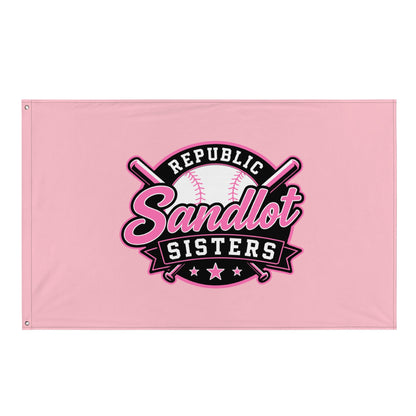 Flag | Sandlot Sisters | Badge Logo