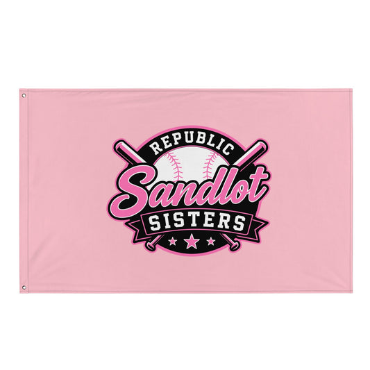 Flag | Sandlot Sisters | Badge Logo