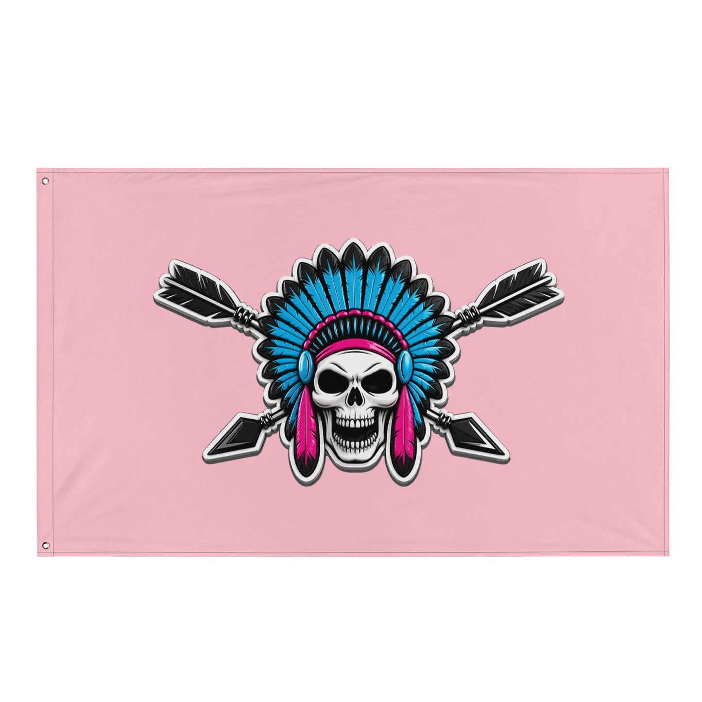 Flag | Savage Softball | Chief Skullcrest Logo