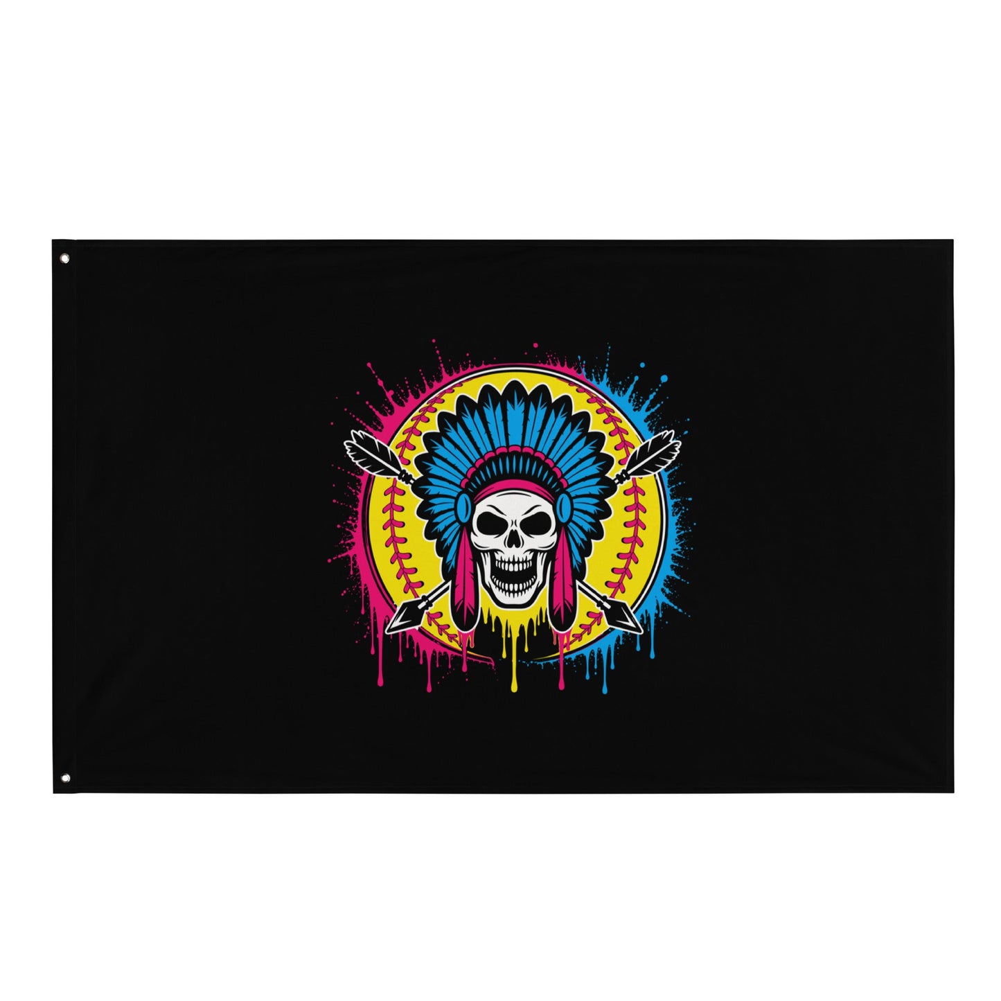 Flag | Savage Softball | Emblem Logo