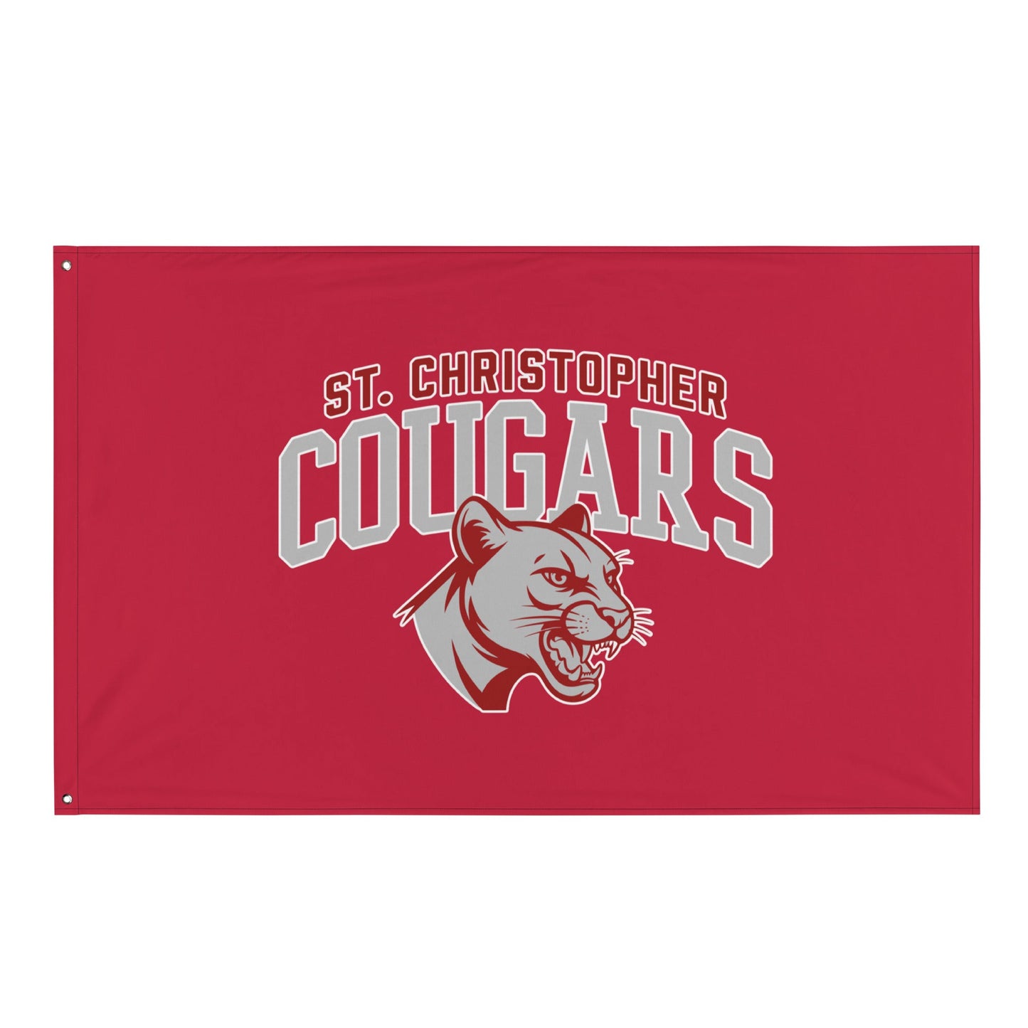 Flag | St. Christopher Cougars | Classic Logo