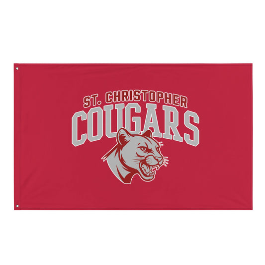 Flag | St. Christopher Cougars | Classic Logo