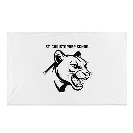 Flag | St. Christopher Cougars | Modern Icon Logo