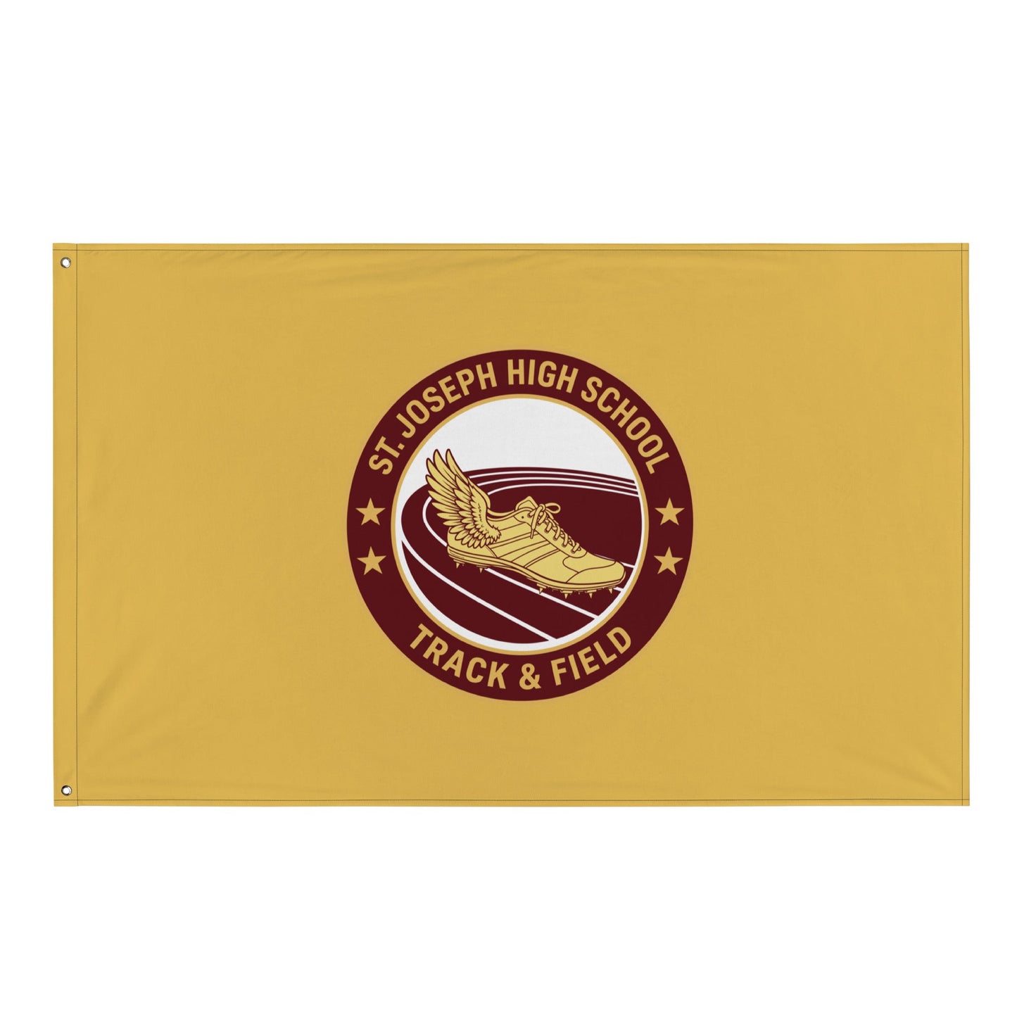 Flag | St. Joseph High School - Track & Field | Badge Logo